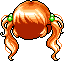 Wavy Pigtails Hair, orange