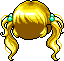 Wavy Pigtails Hair, blonde
