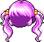 Wavy Pigtails Hair, purple