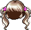 Wavy Pigtails Hair, brown