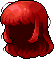 Black Princess Hair, red