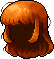 Black Princess Hair, orange