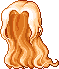 Black Cygnus Hair, orange
