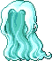 Black Cygnus Hair, blue