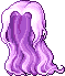 Black Cygnus Hair, purple