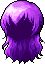 Black Female Jett Hair, purple