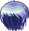 Medium Bob with Cropped Bangs, purple