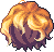 Black Oliver Hair, orange