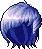 Rock Band Hair, blue
