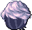 Black Barista Hair, purple