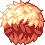 White Snow Hair, orange