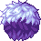 White Snow Hair, purple