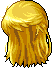 Black Waning Moon Hair, blonde