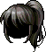 Black Samurai Ponytail