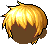 Sharp Cut Hair, blonde