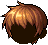 Sharp Cut Hair, brown