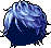 Mega Layered Hair, blue