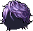 Mega Layered Hair, purple