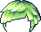 Power Edge Hair, green