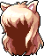 White Peculiar Hair, brown