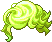 Black Candy Curl Hair, green