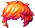 Black Mop Top, orange