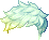 Aqua Hair, green