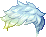 Aqua Hair, blue