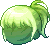 Black Ponytail Hair, green