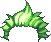 Spiky Hair, green