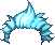 Spiky Hair, blue