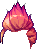 Black Lightning Bangs, red