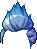 Black Lightning Bangs, blue