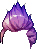 Black Lightning Bangs, purple