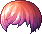 Black Daylight Hair, red