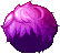 Black Bedraggled Hair, purple