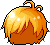 Black Sprout Shiny Hair, orange