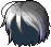 Black Emo Boy Mid-cut Hair