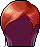 Black Long Spirit Walker Hair, red