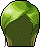 Black Long Spirit Walker Hair, green