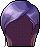 Black Long Spirit Walker Hair, purple