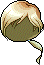 Black Tied-Back Spirit Walker Hair, brown