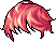 Black Rover Hair, red