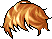 Black Rover Hair, orange