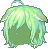 Beastly Hair, green