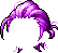 Black Charisma Hair, purple