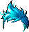 Ifrit Hair, blue