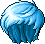 Black Mihile Hair, blue