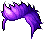 Black Street-Smart Hair, purple
