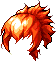 Black Nocturne Hair, red
